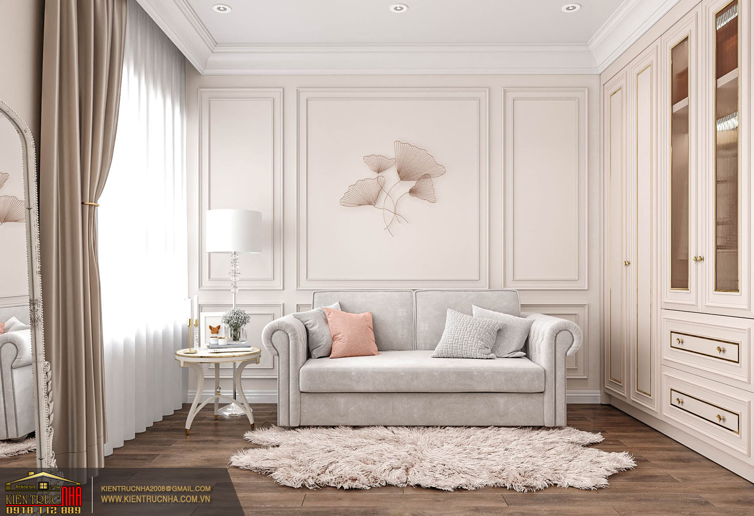 nội thất hiện đại luxury đẳng cấp mang màu trắng sang trọng | CĐT: anh Lộc Vũng Tàu
